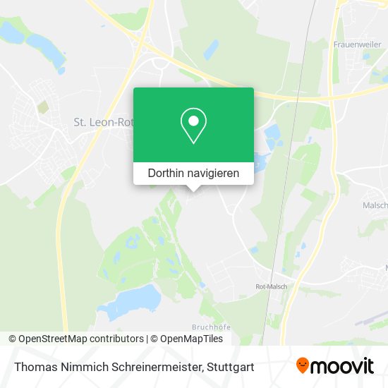 Thomas Nimmich Schreinermeister Karte