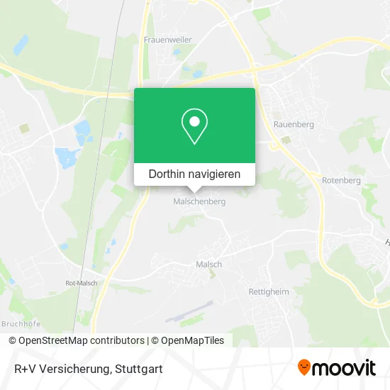 R+V Versicherung Karte