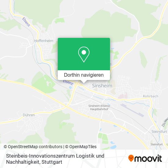 Steinbeis-Innovationszentrum Logistik und Nachhaltigkeit Karte