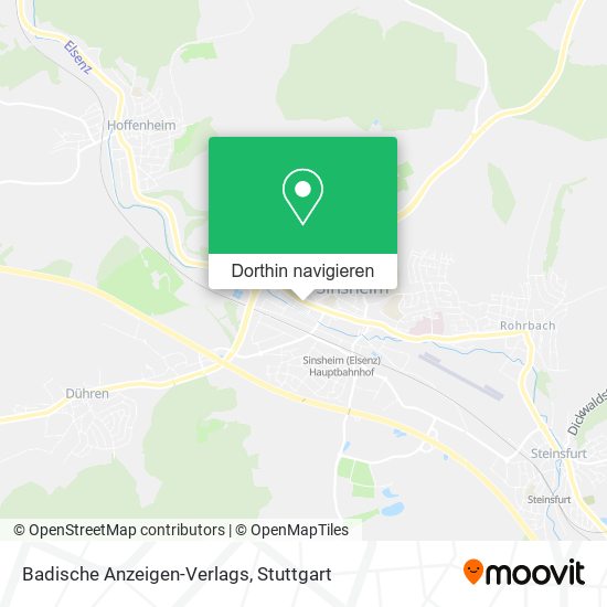 Badische Anzeigen-Verlags Karte