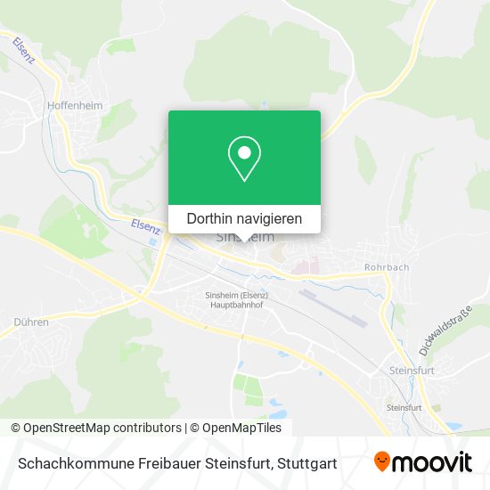 Schachkommune Freibauer Steinsfurt Karte