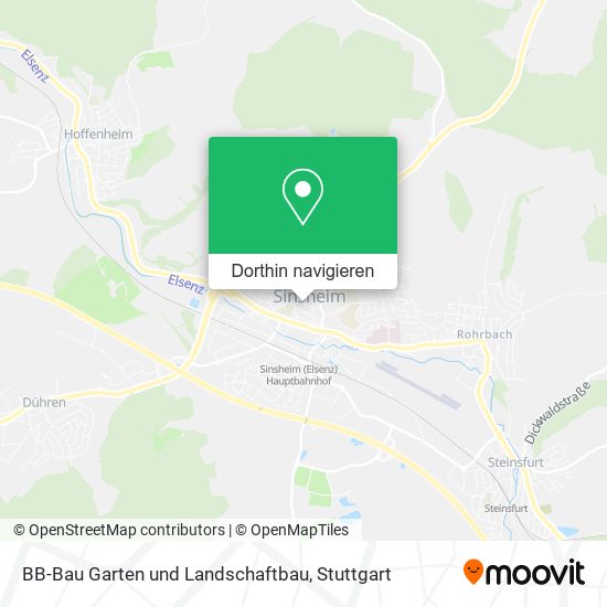 BB-Bau Garten und Landschaftbau Karte