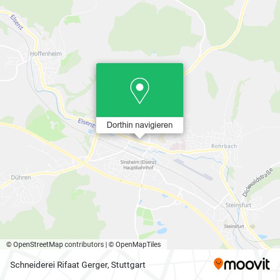 Schneiderei Rifaat Gerger Karte
