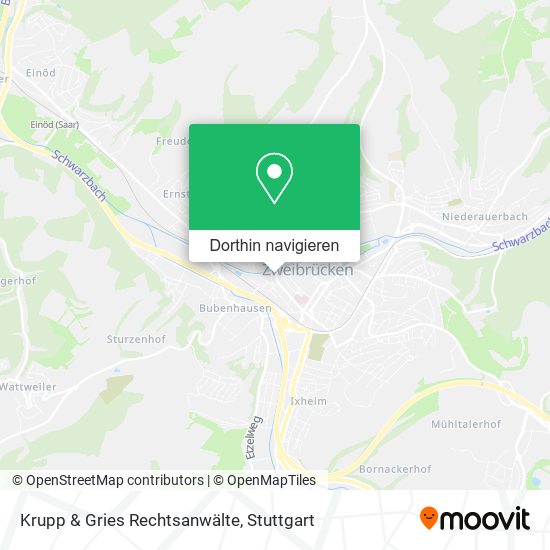 Krupp & Gries Rechtsanwälte Karte