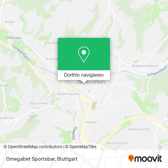 Omegabet Sportsbar Karte