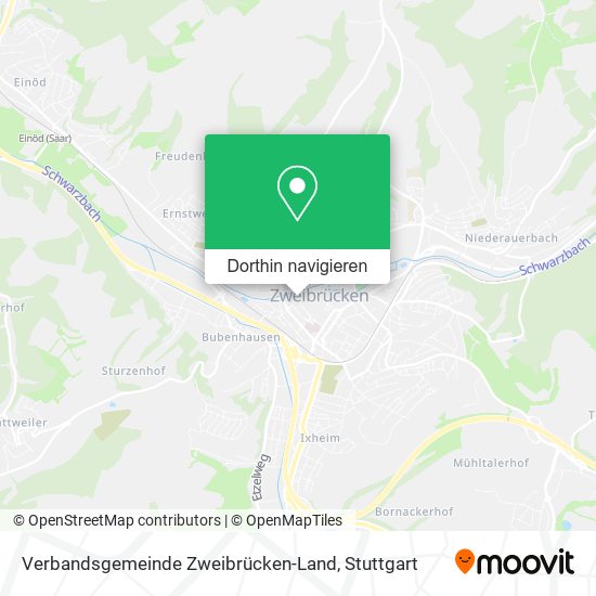 Verbandsgemeinde Zweibrücken-Land Karte