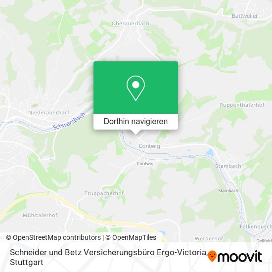 Schneider und Betz Versicherungsbüro Ergo-Victoria Karte