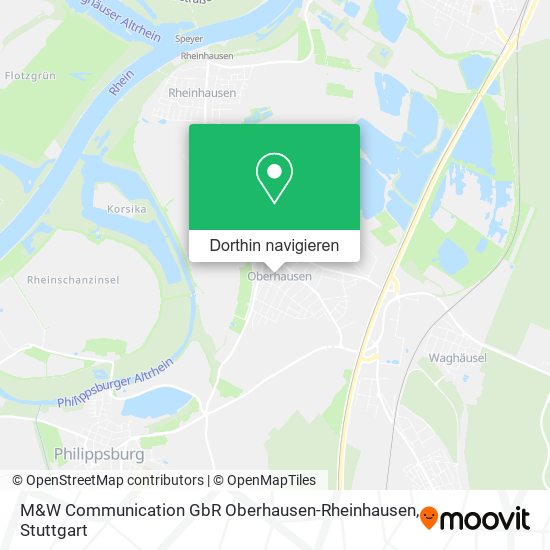 M&W Communication GbR Oberhausen-Rheinhausen Karte