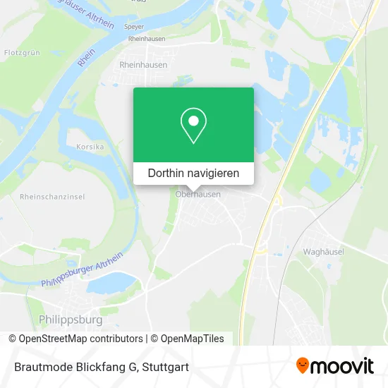 Brautmode Blickfang G Karte