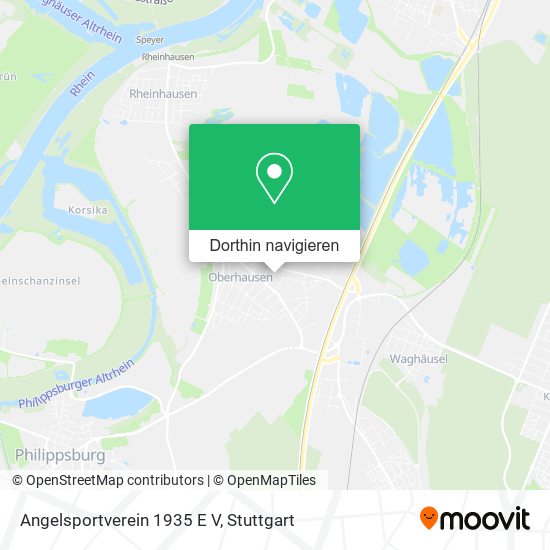 Angelsportverein 1935 E V Karte
