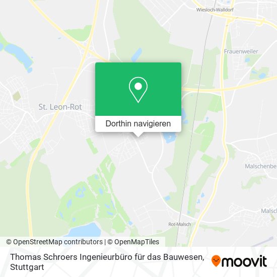 Thomas Schroers Ingenieurbüro für das Bauwesen Karte