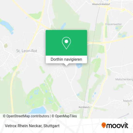 Vetrox Rhein Neckar Karte