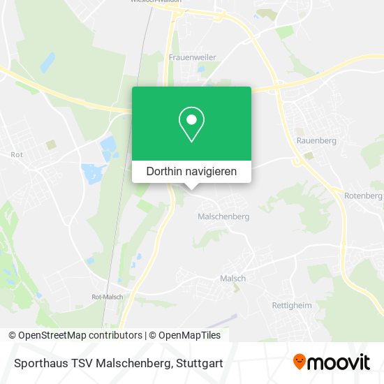 Sporthaus TSV Malschenberg Karte