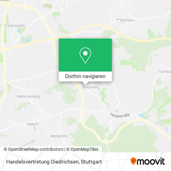 Handelsvertretung Diedrichsen Karte