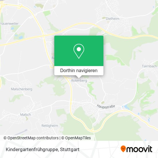 Kindergartenfrühgruppe Karte