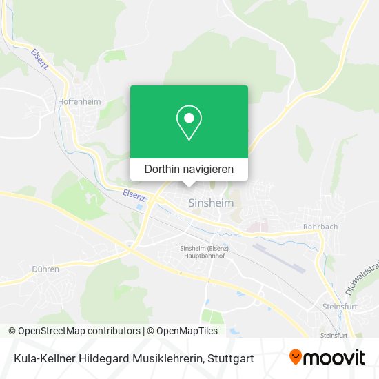 Kula-Kellner Hildegard Musiklehrerin Karte