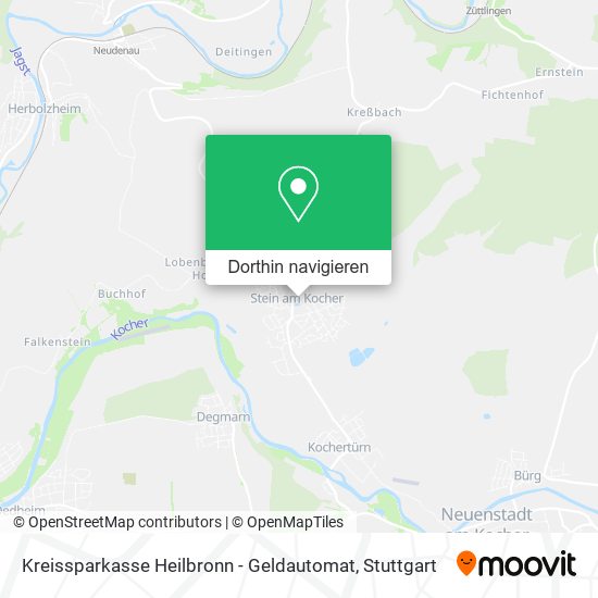 Kreissparkasse Heilbronn - Geldautomat Karte
