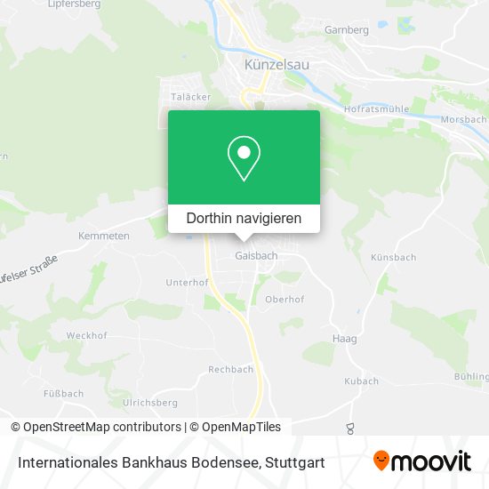 Internationales Bankhaus Bodensee Karte