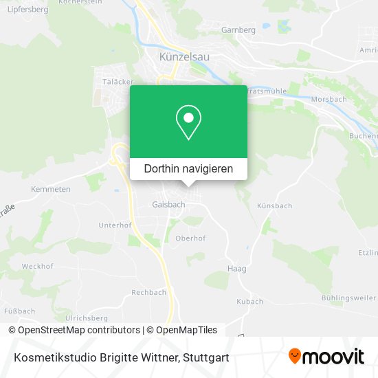 Kosmetikstudio Brigitte Wittner Karte