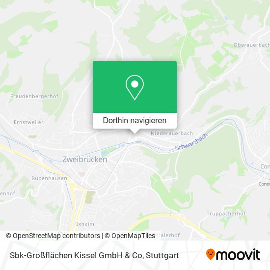 Sbk-Großflächen Kissel GmbH & Co Karte