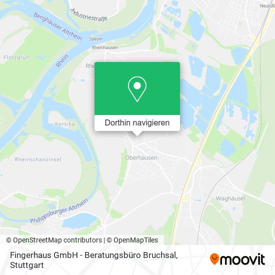 Fingerhaus GmbH - Beratungsbüro Bruchsal Karte