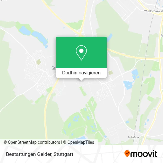 Bestattungen Geider Karte