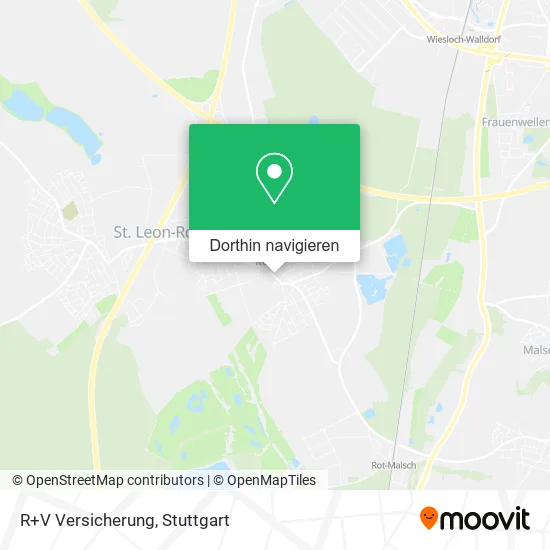 R+V Versicherung Karte