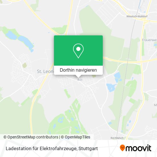 Ladestation für Elektrofahrzeuge Karte