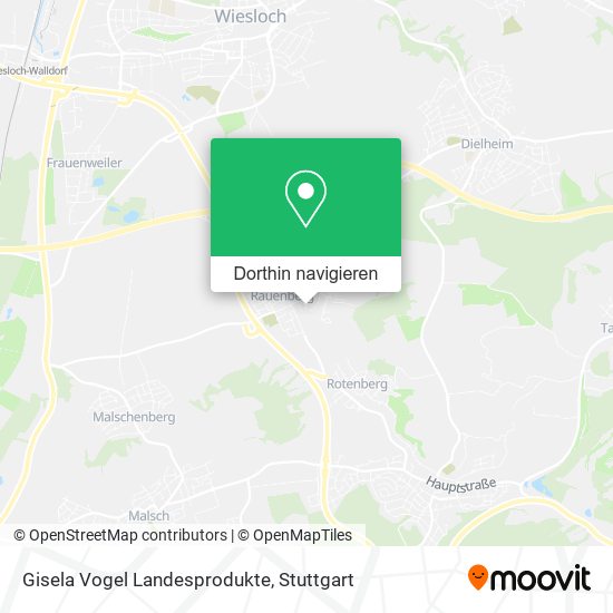 Gisela Vogel Landesprodukte Karte