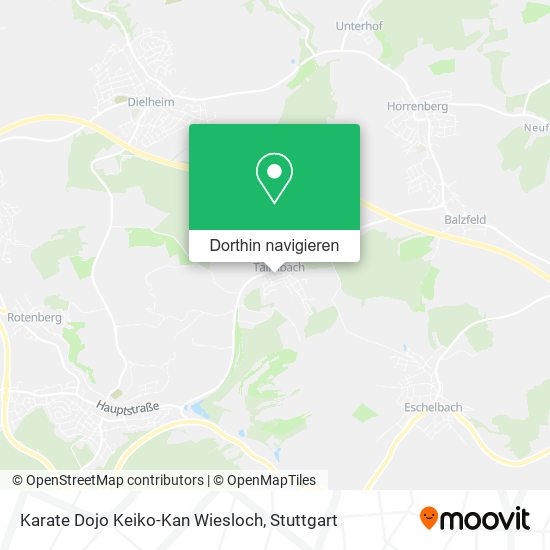 Karate Dojo Keiko-Kan Wiesloch Karte