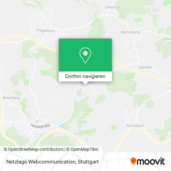 Netzlage Webcommunication Karte