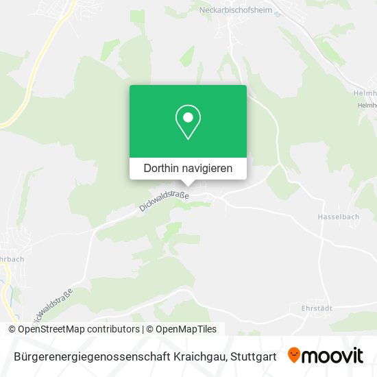 Bürgerenergiegenossenschaft Kraichgau Karte