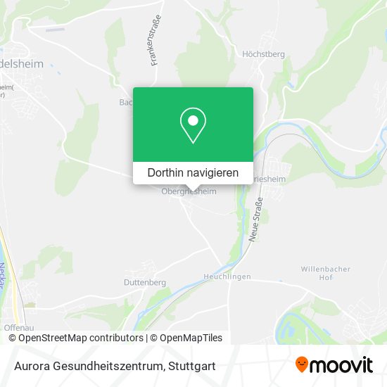 Aurora Gesundheitszentrum Karte