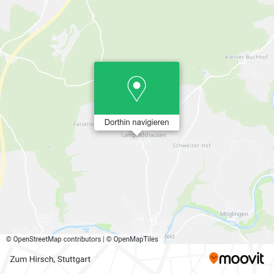 Zum Hirsch Karte