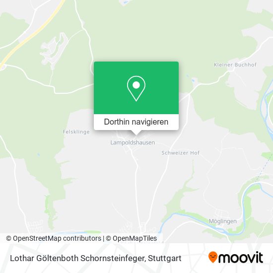 Lothar Göltenboth Schornsteinfeger Karte