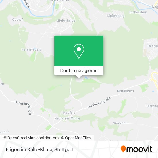 Frigoclim Kälte-Klima Karte