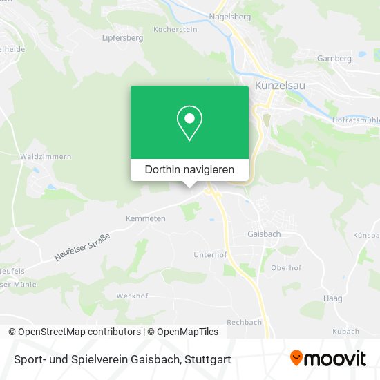 Sport- und Spielverein Gaisbach Karte