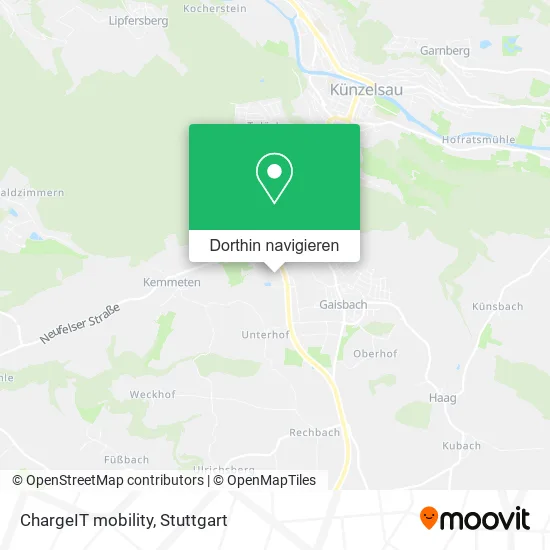 ChargeIT mobility Karte
