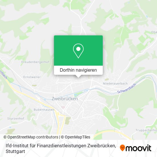 Ifd-Institut für Finanzdienstleistungen Zweibrücken Karte