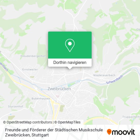 Freunde und Förderer der Städtischen Musikschule Zweibrücken Karte