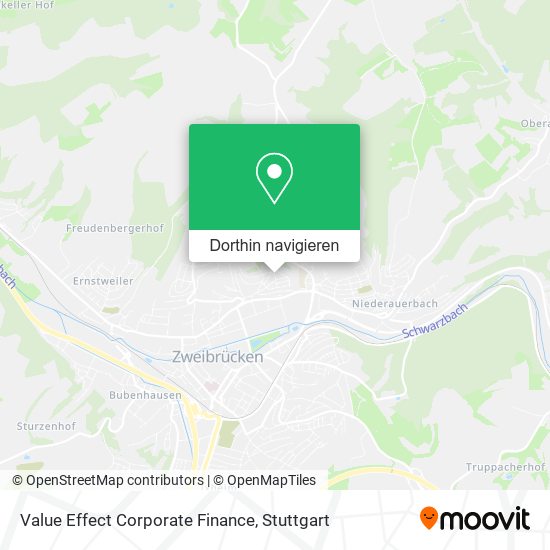 Value Effect Corporate Finance Karte