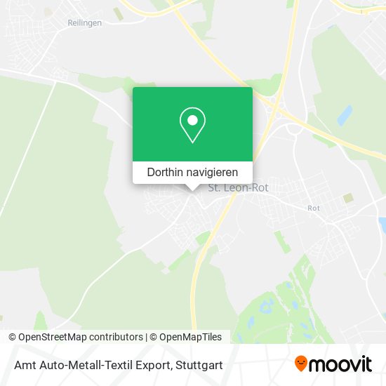 Amt Auto-Metall-Textil Export Karte