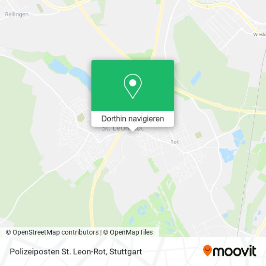 Polizeiposten St. Leon-Rot Karte