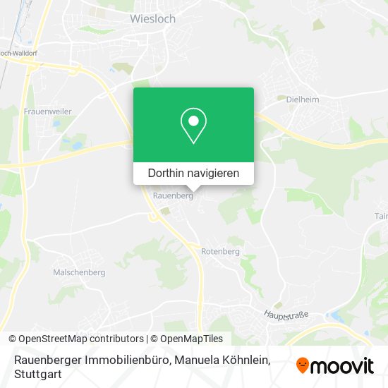 Rauenberger Immobilienbüro, Manuela Köhnlein Karte