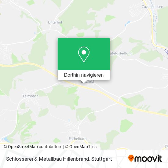 Schlosserei & Metallbau Hillenbrand Karte