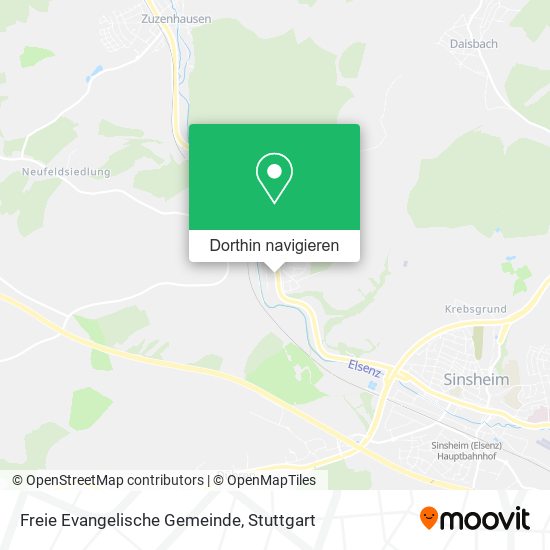 Freie Evangelische Gemeinde Karte