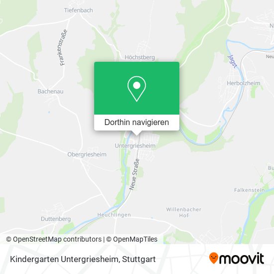 Kindergarten Untergriesheim Karte