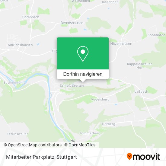 Mitarbeiter Parkplatz Karte