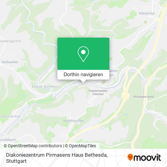 Diakoniezentrum Pirmasens Haus Bethesda Karte