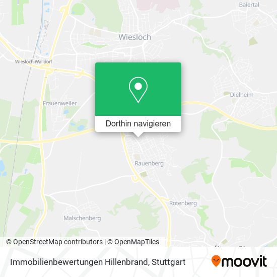 Immobilienbewertungen Hillenbrand Karte